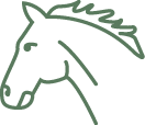 Pictogramme représentant un cheval